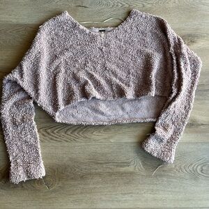 Free people crop sweater